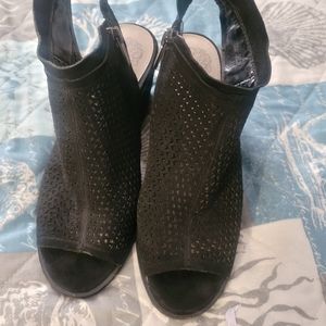 Vince Camuto Peep Toe Ankle Booties